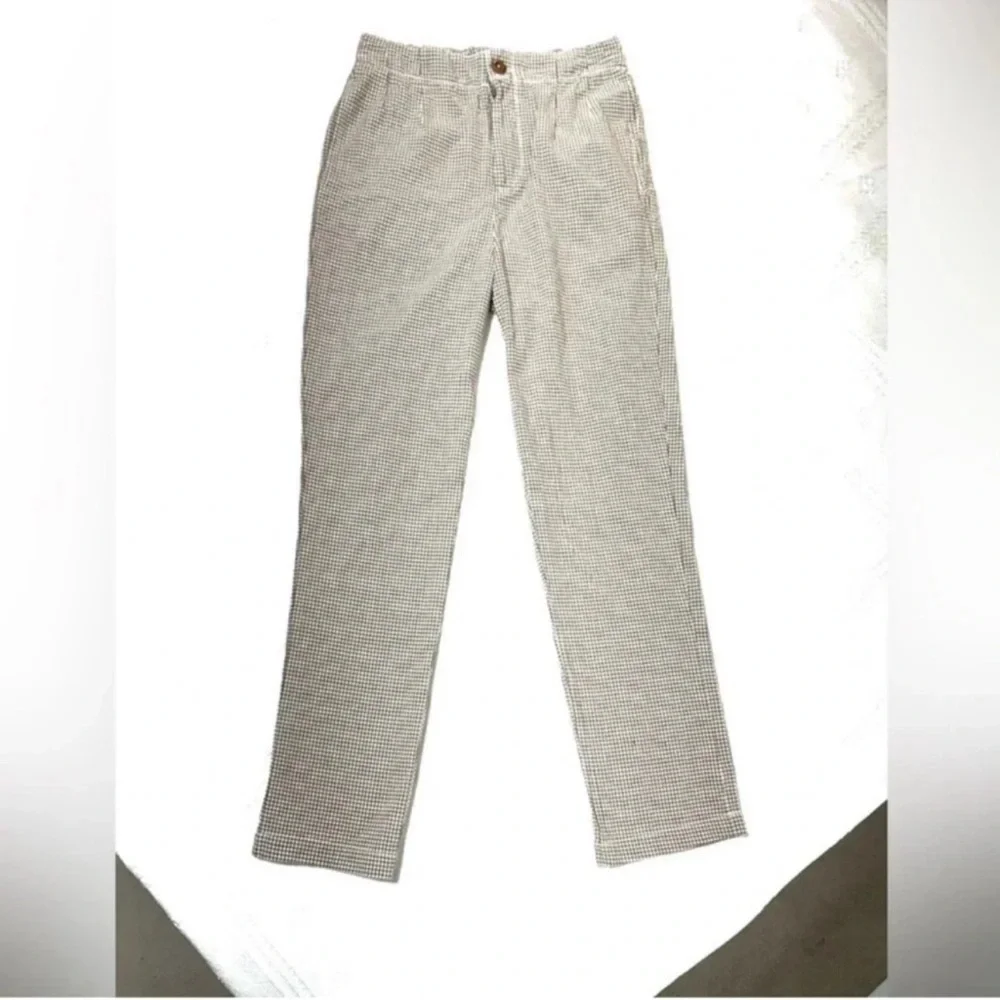 Free People “Kate” Micro Plaid Pants - Picture 2 of 7